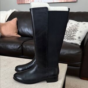 Elegant Black Knee-High Women's Boots